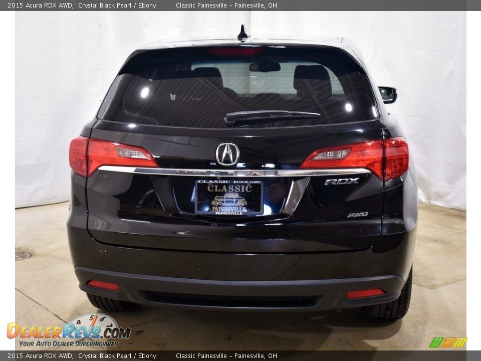 2015 Acura RDX AWD Crystal Black Pearl / Ebony Photo #3