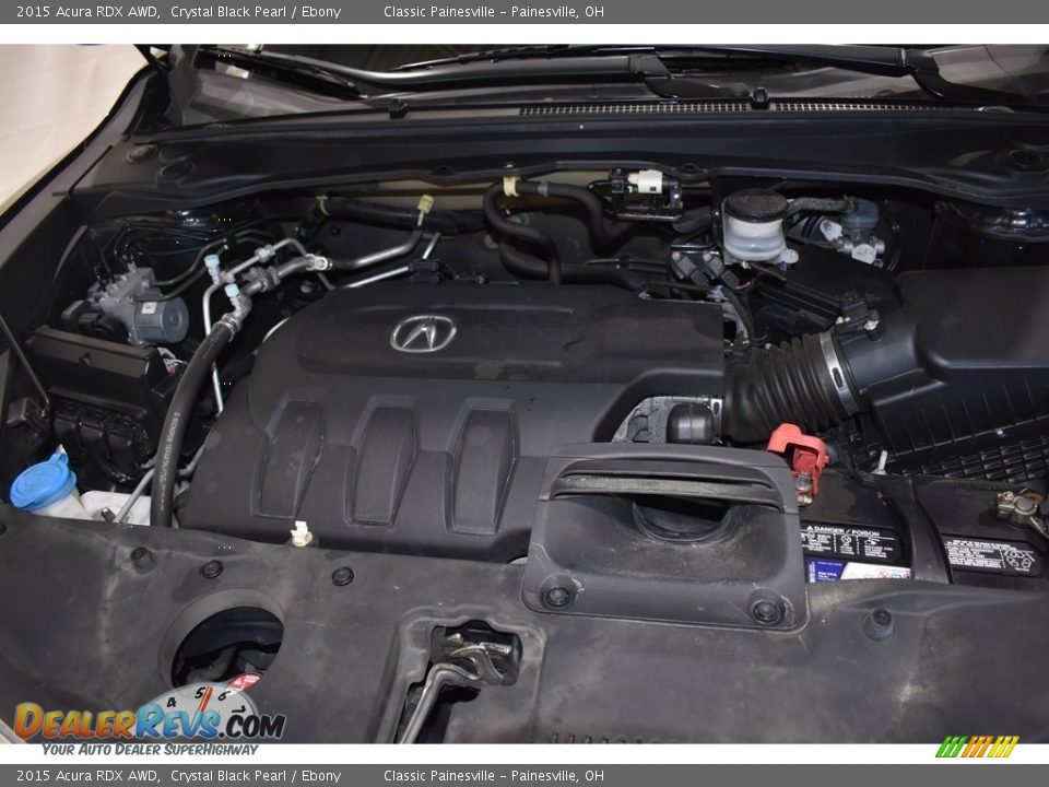 2015 Acura RDX AWD Crystal Black Pearl / Ebony Photo #6