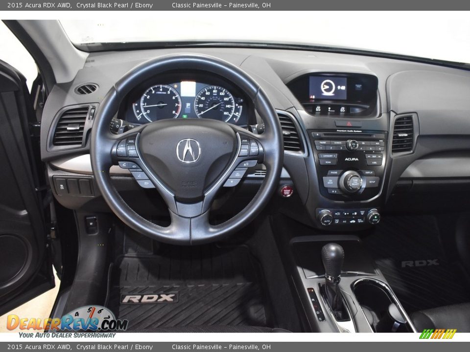 2015 Acura RDX AWD Crystal Black Pearl / Ebony Photo #12