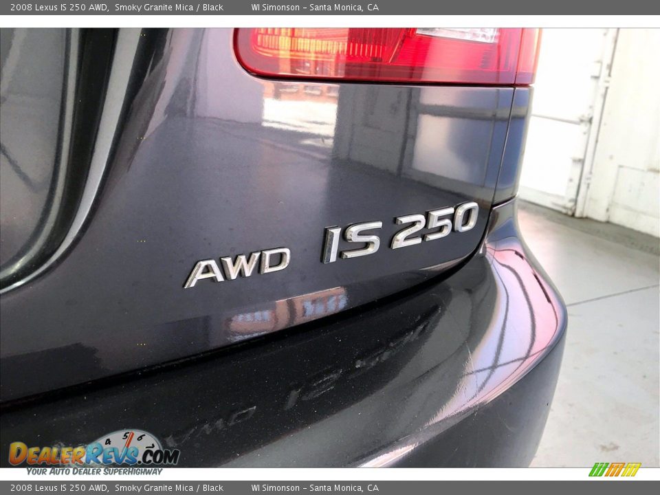 2008 Lexus IS 250 AWD Smoky Granite Mica / Black Photo #7