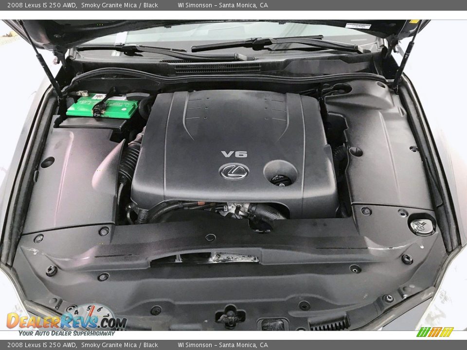 2008 Lexus IS 250 AWD Smoky Granite Mica / Black Photo #9