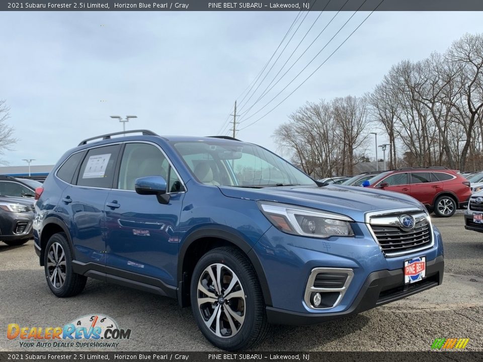 2021 Subaru Forester 2.5i Limited Horizon Blue Pearl / Gray Photo #1