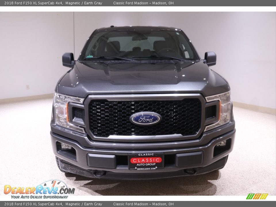2018 Ford F150 XL SuperCab 4x4 Magnetic / Earth Gray Photo #2