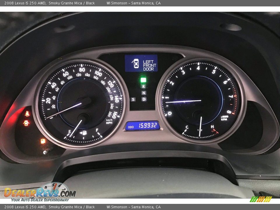 2008 Lexus IS 250 AWD Smoky Granite Mica / Black Photo #23
