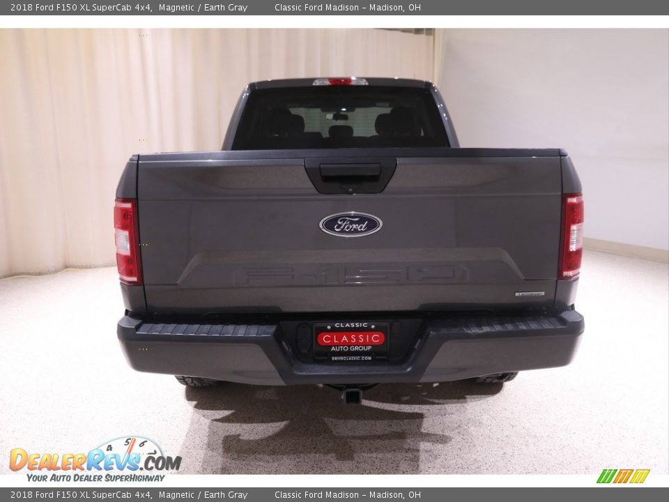 2018 Ford F150 XL SuperCab 4x4 Magnetic / Earth Gray Photo #18