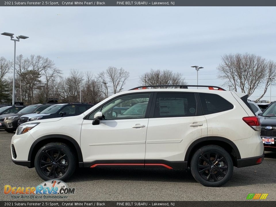 2021 Subaru Forester 2.5i Sport Crystal White Pearl / Black Photo #4