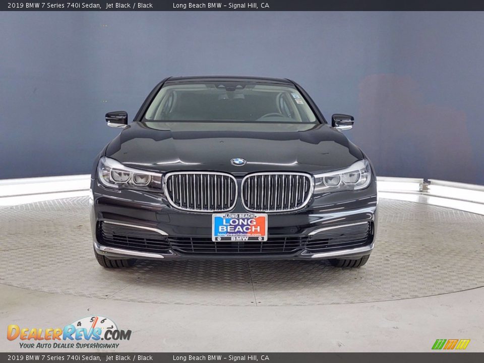 2019 BMW 7 Series 740i Sedan Jet Black / Black Photo #2