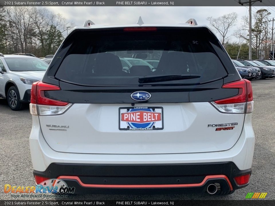 2021 Subaru Forester 2.5i Sport Crystal White Pearl / Black Photo #7