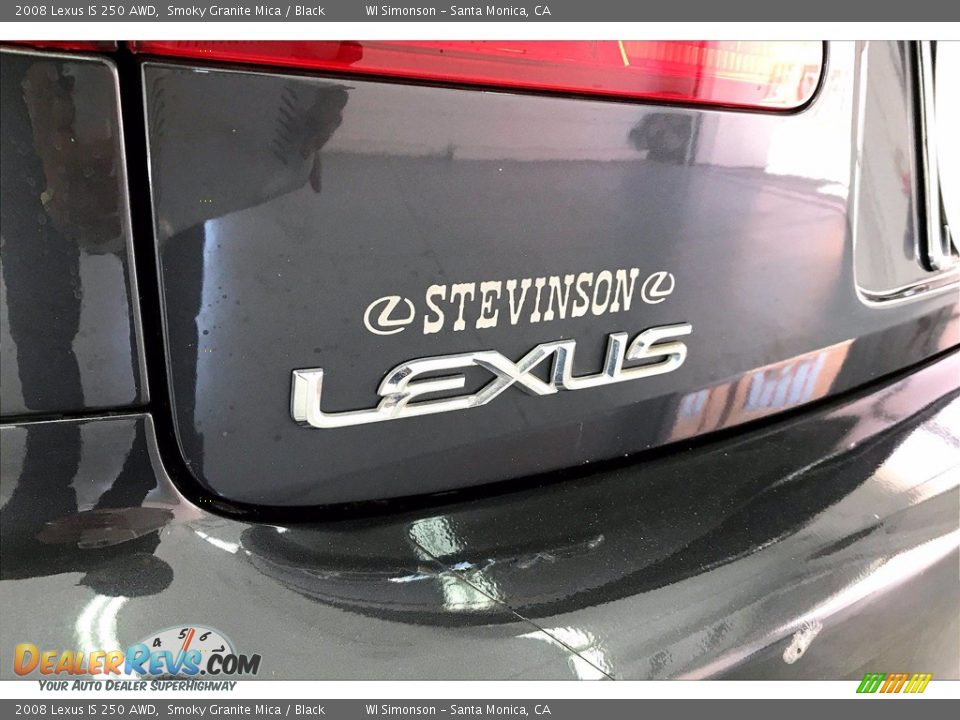 2008 Lexus IS 250 AWD Smoky Granite Mica / Black Photo #30
