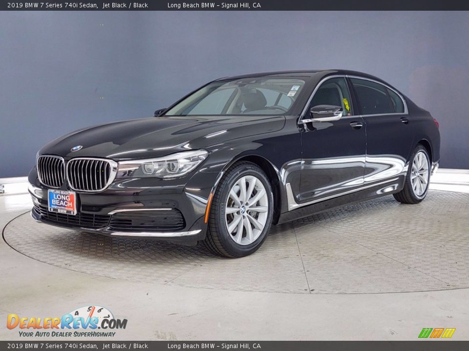 2019 BMW 7 Series 740i Sedan Jet Black / Black Photo #3