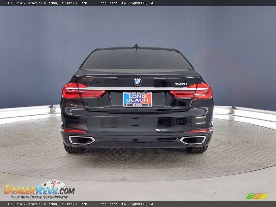 2019 BMW 7 Series 740i Sedan Jet Black / Black Photo #4