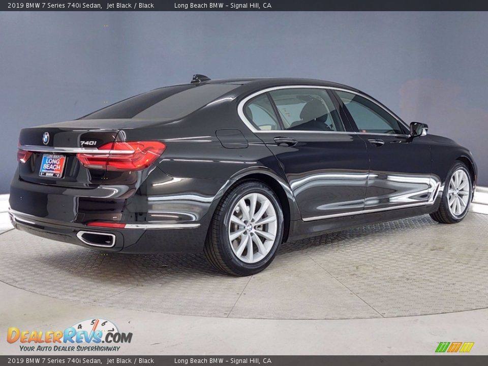 2019 BMW 7 Series 740i Sedan Jet Black / Black Photo #5