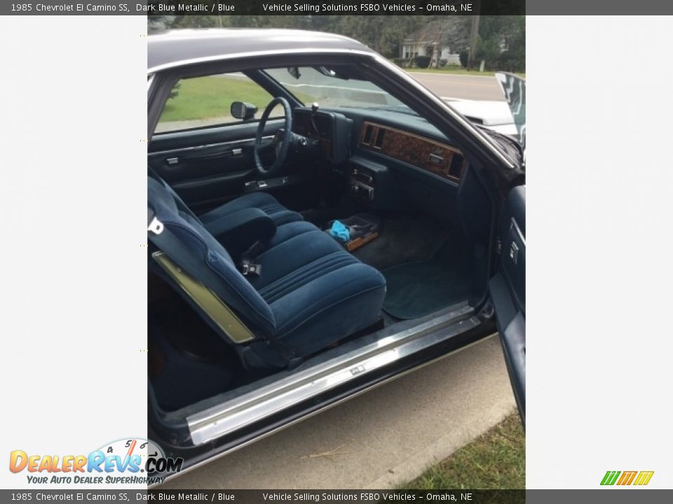 Front Seat of 1985 Chevrolet El Camino SS Photo #5