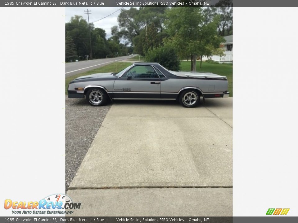 Dark Blue Metallic 1985 Chevrolet El Camino SS Photo #7