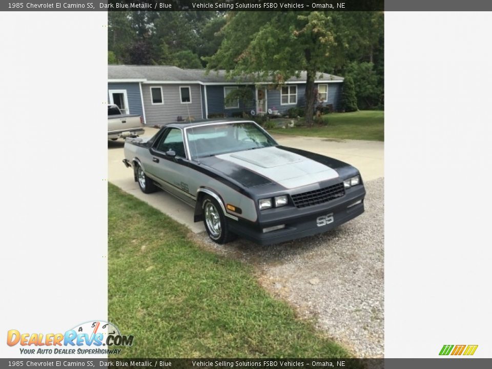 Dark Blue Metallic 1985 Chevrolet El Camino SS Photo #11