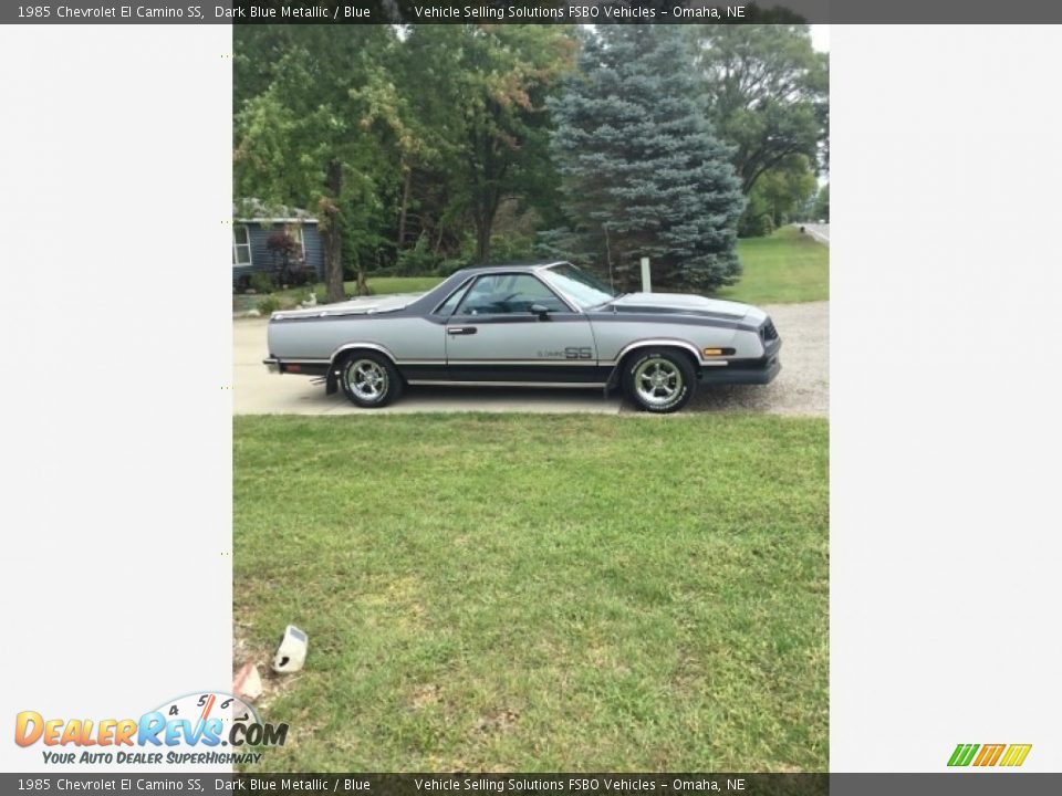 Dark Blue Metallic 1985 Chevrolet El Camino SS Photo #12