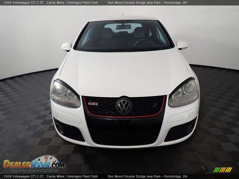 2006 Volkswagen GTI 2.0T Candy White / Interlagos Plaid Cloth Photo #5