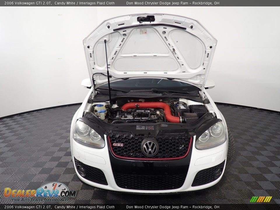 2006 Volkswagen GTI 2.0T Candy White / Interlagos Plaid Cloth Photo #6