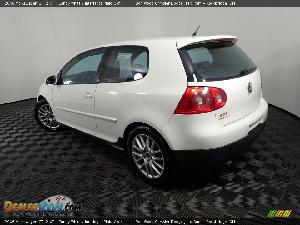 2006 Volkswagen GTI 2.0T Candy White / Interlagos Plaid Cloth Photo #11