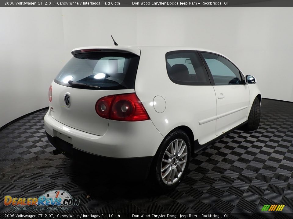 2006 Volkswagen GTI 2.0T Candy White / Interlagos Plaid Cloth Photo #15