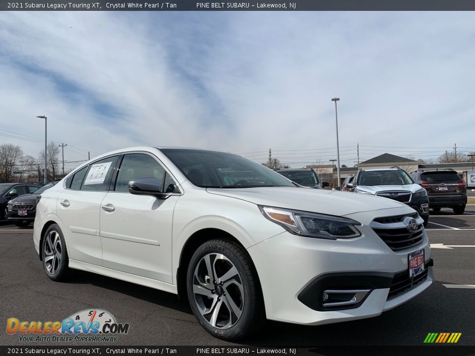 2021 Subaru Legacy Touring XT Crystal White Pearl / Tan Photo #1