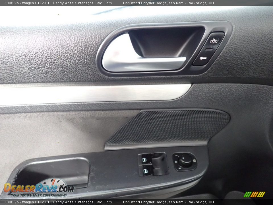 2006 Volkswagen GTI 2.0T Candy White / Interlagos Plaid Cloth Photo #18