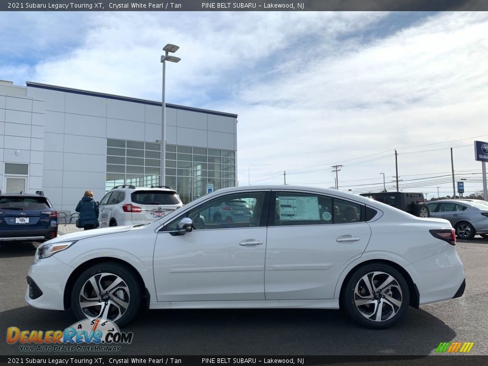 2021 Subaru Legacy Touring XT Crystal White Pearl / Tan Photo #4