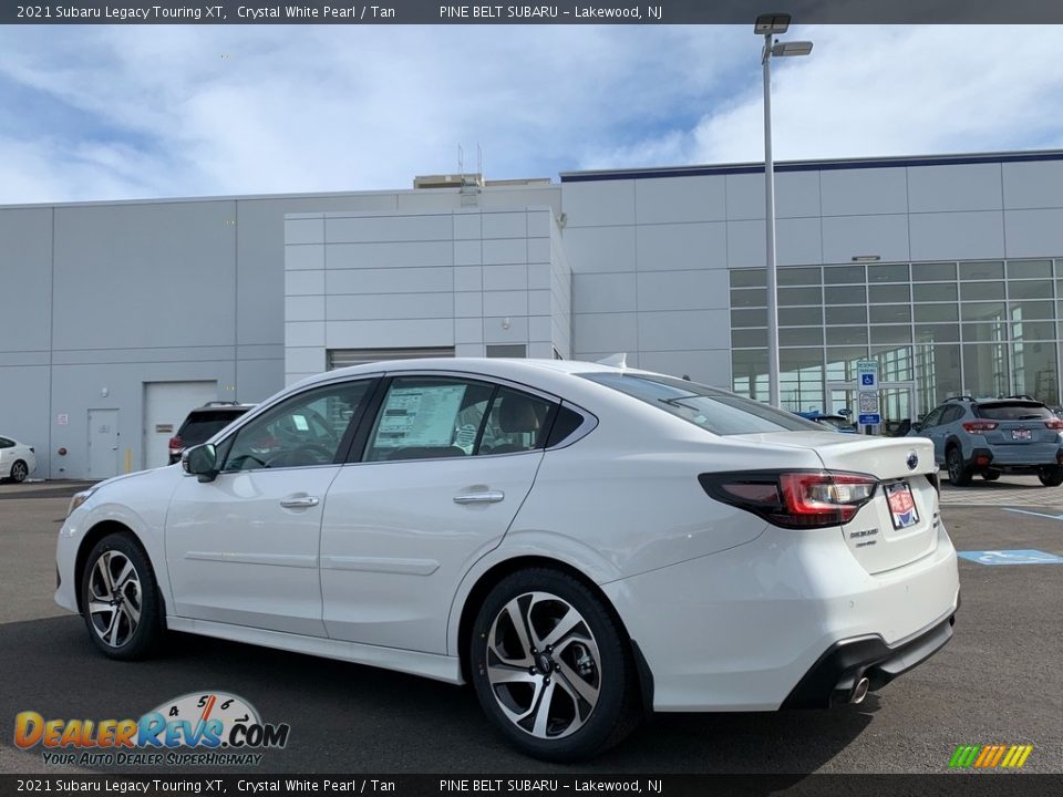 2021 Subaru Legacy Touring XT Crystal White Pearl / Tan Photo #6