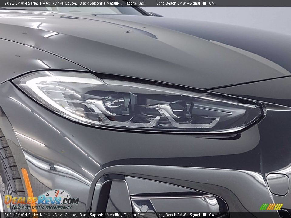 2021 BMW 4 Series M440i xDrive Coupe Black Sapphire Metallic / Tacora Red Photo #7