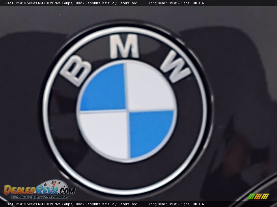 2021 BMW 4 Series M440i xDrive Coupe Black Sapphire Metallic / Tacora Red Photo #8