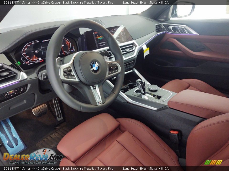 Tacora Red Interior - 2021 BMW 4 Series M440i xDrive Coupe Photo #13
