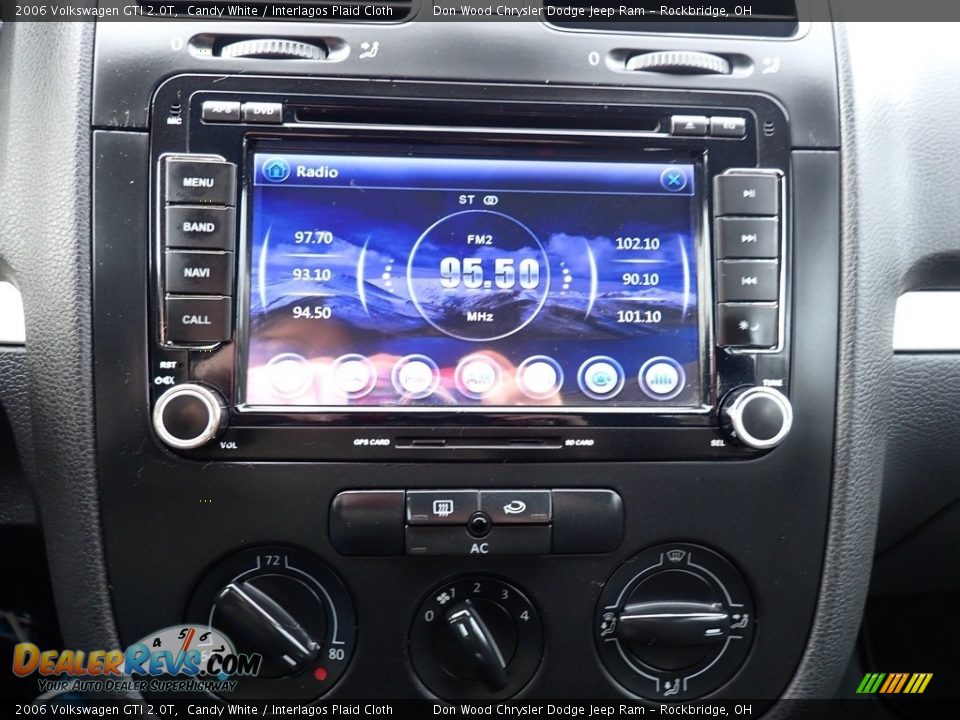 2006 Volkswagen GTI 2.0T Candy White / Interlagos Plaid Cloth Photo #32
