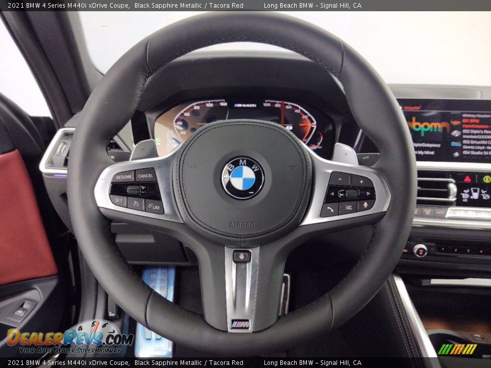 2021 BMW 4 Series M440i xDrive Coupe Steering Wheel Photo #15
