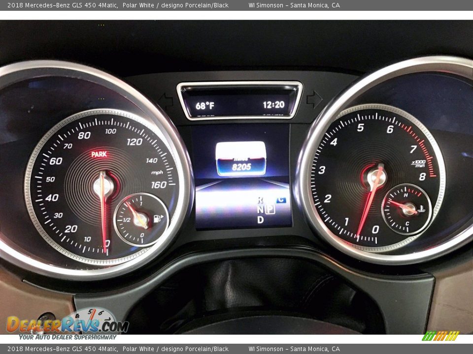 2018 Mercedes-Benz GLS 450 4Matic Gauges Photo #23