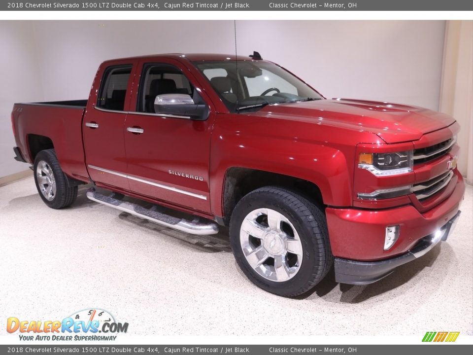 2018 Chevrolet Silverado 1500 LTZ Double Cab 4x4 Cajun Red Tintcoat / Jet Black Photo #1