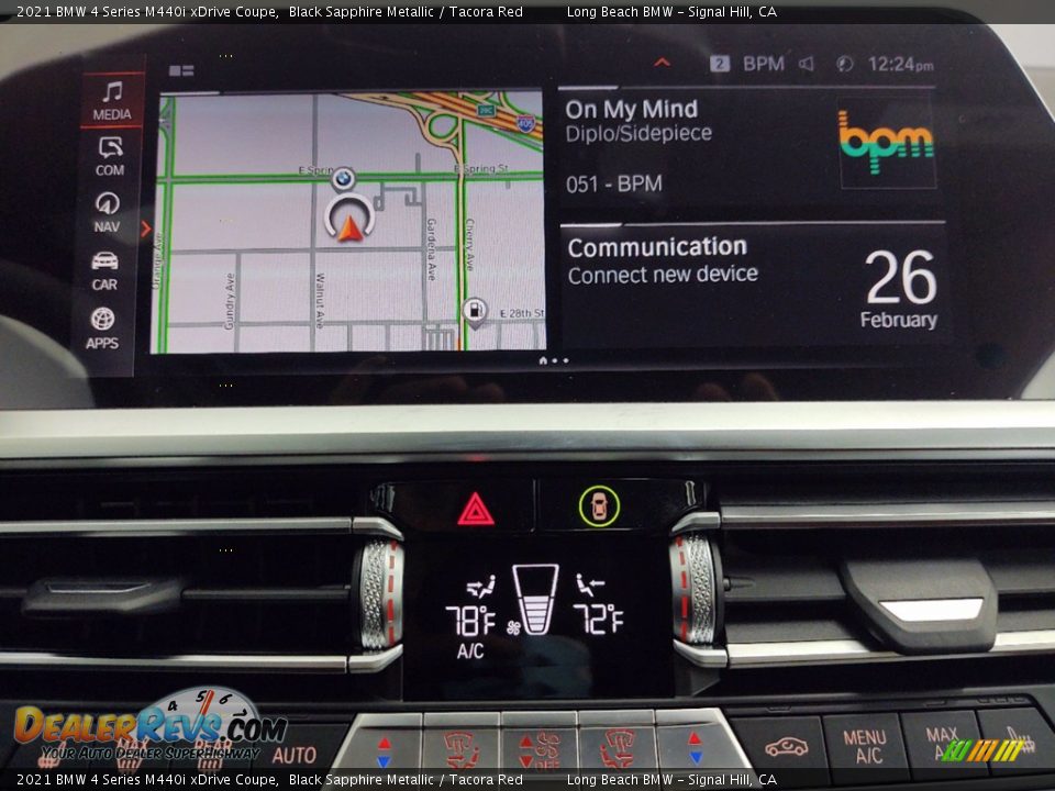 Navigation of 2021 BMW 4 Series M440i xDrive Coupe Photo #19