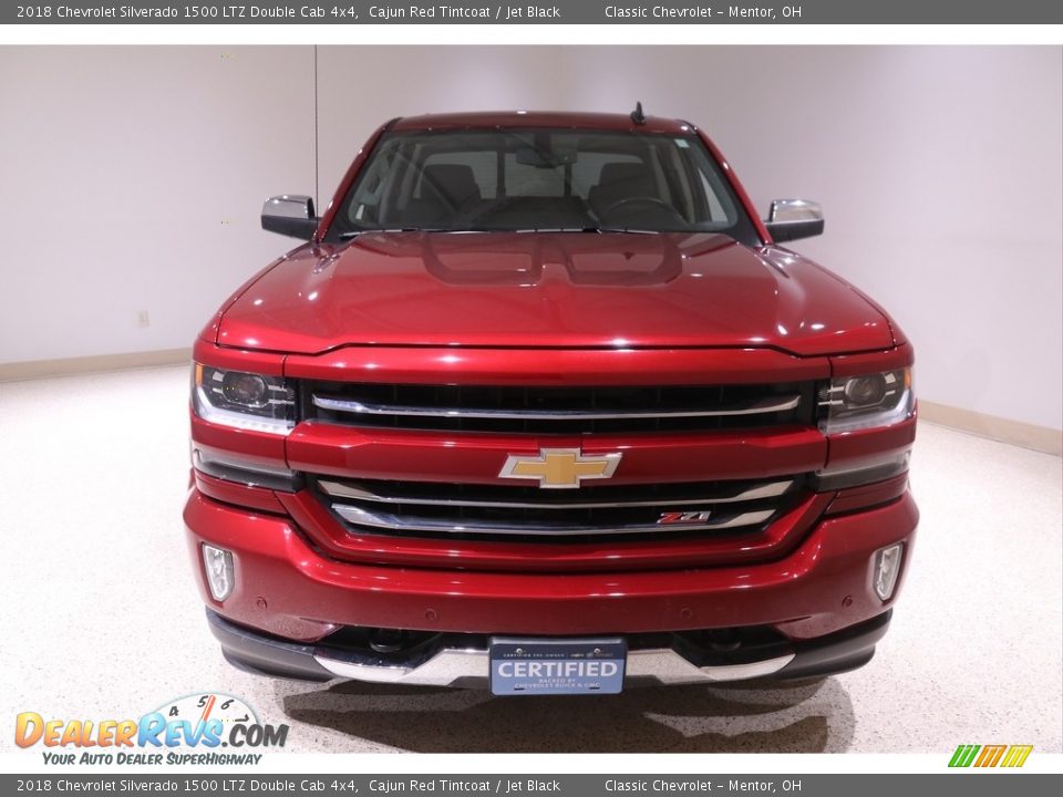 2018 Chevrolet Silverado 1500 LTZ Double Cab 4x4 Cajun Red Tintcoat / Jet Black Photo #2