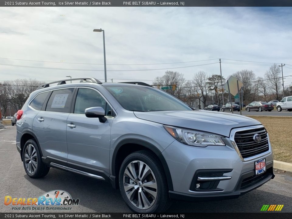 2021 Subaru Ascent Touring Ice Silver Metallic / Slate Black Photo #1