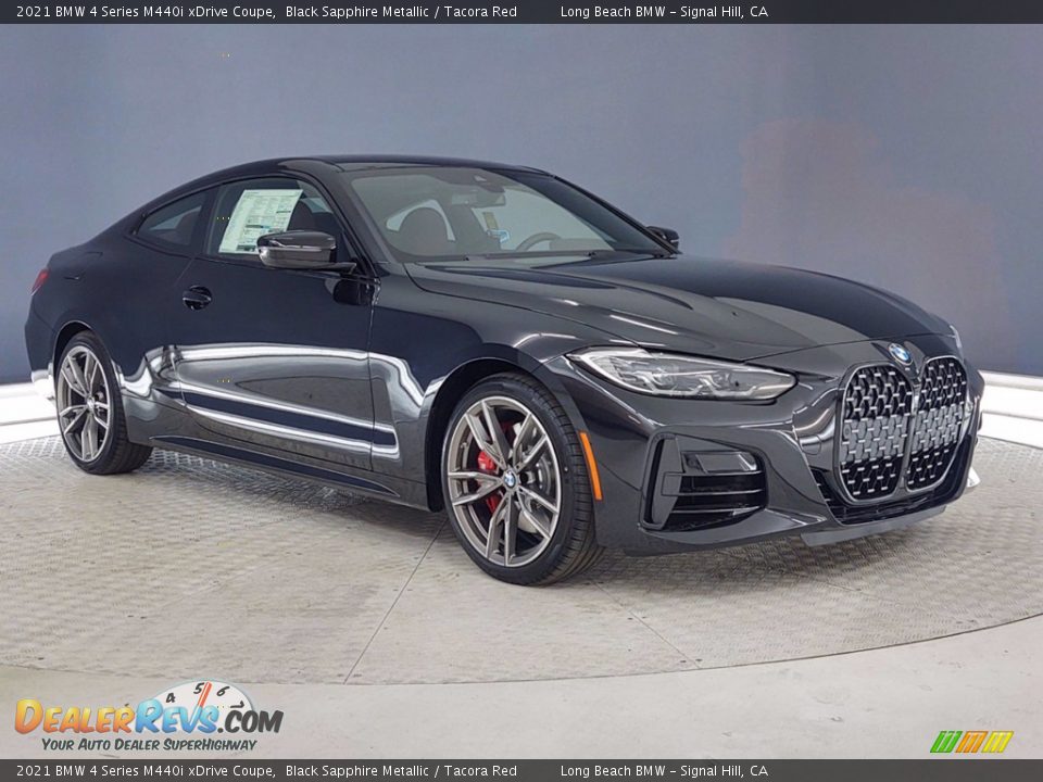 Black Sapphire Metallic 2021 BMW 4 Series M440i xDrive Coupe Photo #29