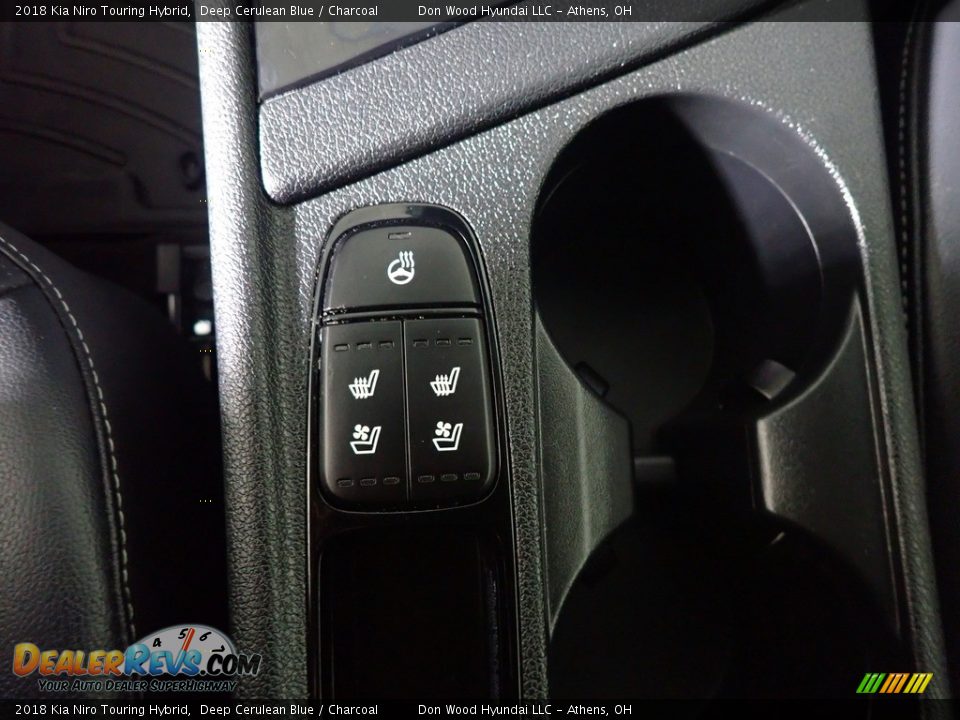 2018 Kia Niro Touring Hybrid Deep Cerulean Blue / Charcoal Photo #3