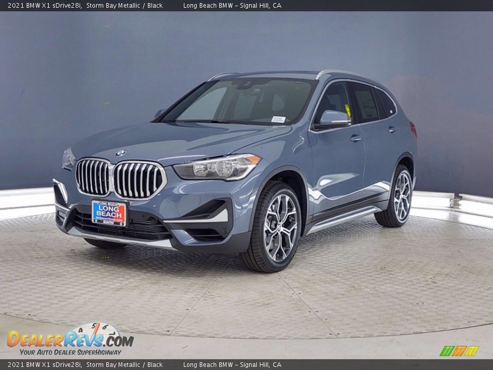 2021 BMW X1 sDrive28i Storm Bay Metallic / Black Photo #3