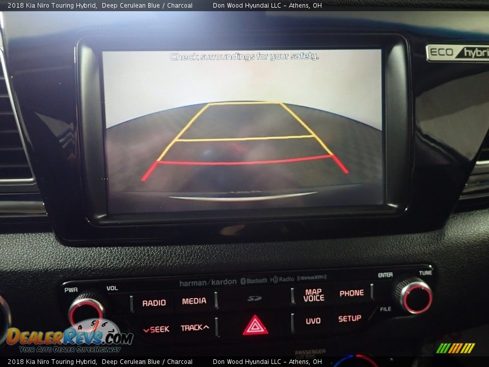 2018 Kia Niro Touring Hybrid Deep Cerulean Blue / Charcoal Photo #5
