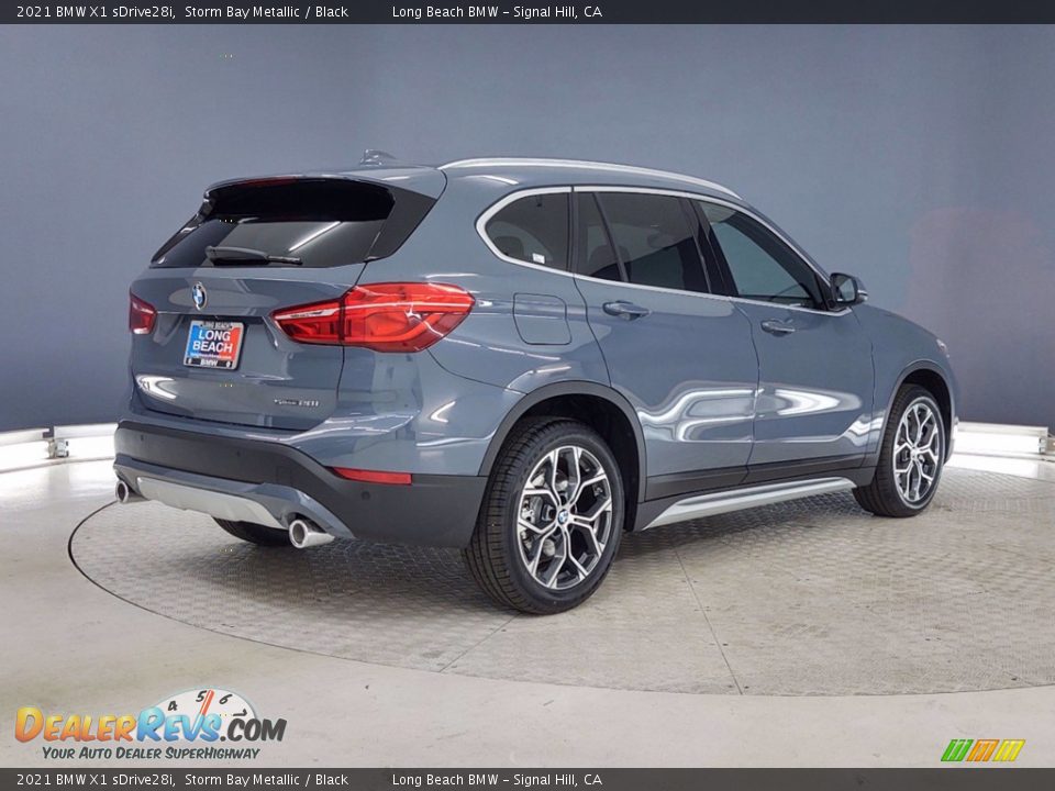 2021 BMW X1 sDrive28i Storm Bay Metallic / Black Photo #5