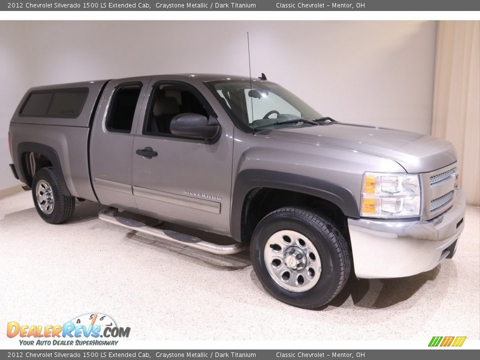 2012 Chevrolet Silverado 1500 LS Extended Cab Graystone Metallic / Dark Titanium Photo #1