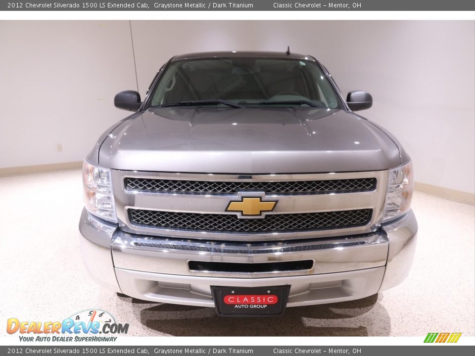 2012 Chevrolet Silverado 1500 LS Extended Cab Graystone Metallic / Dark Titanium Photo #2