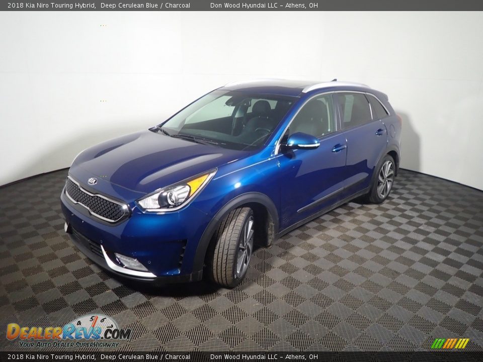 Deep Cerulean Blue 2018 Kia Niro Touring Hybrid Photo #12