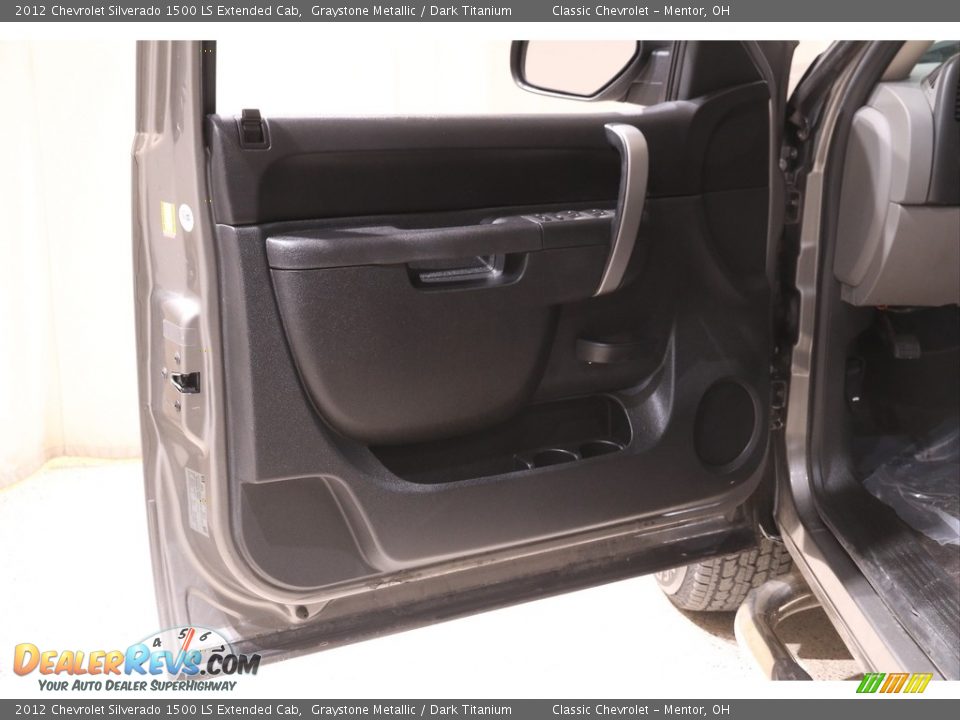 2012 Chevrolet Silverado 1500 LS Extended Cab Graystone Metallic / Dark Titanium Photo #4