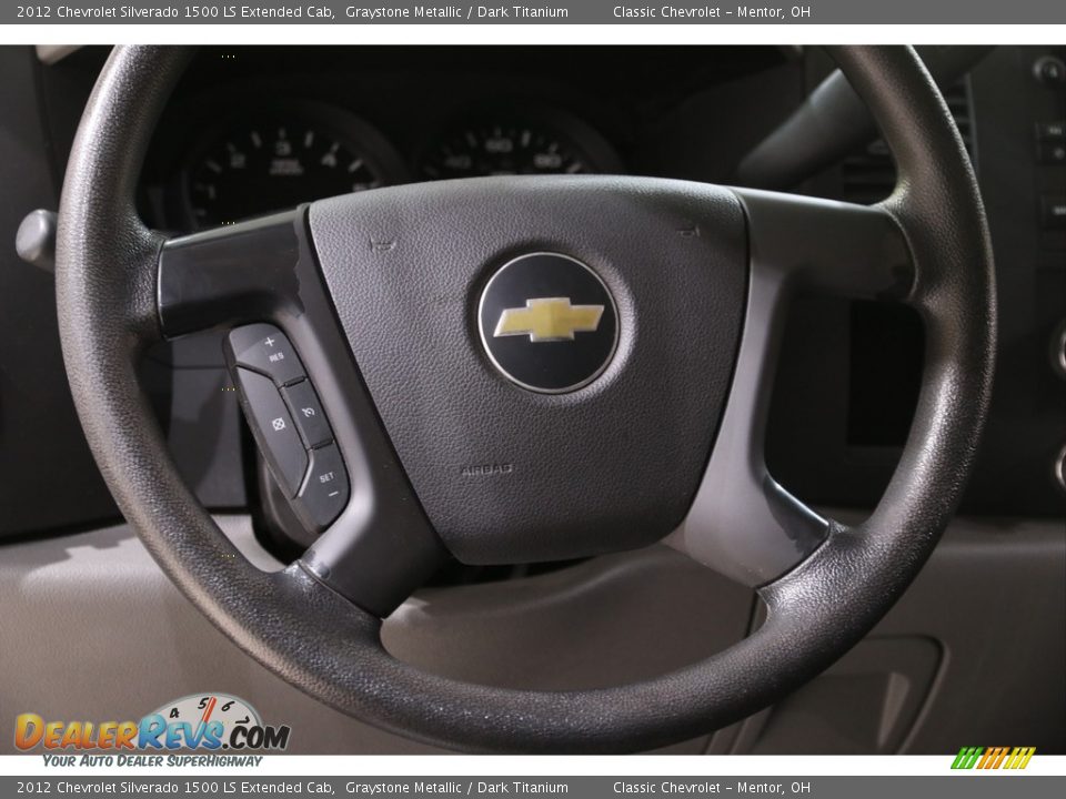 2012 Chevrolet Silverado 1500 LS Extended Cab Graystone Metallic / Dark Titanium Photo #7