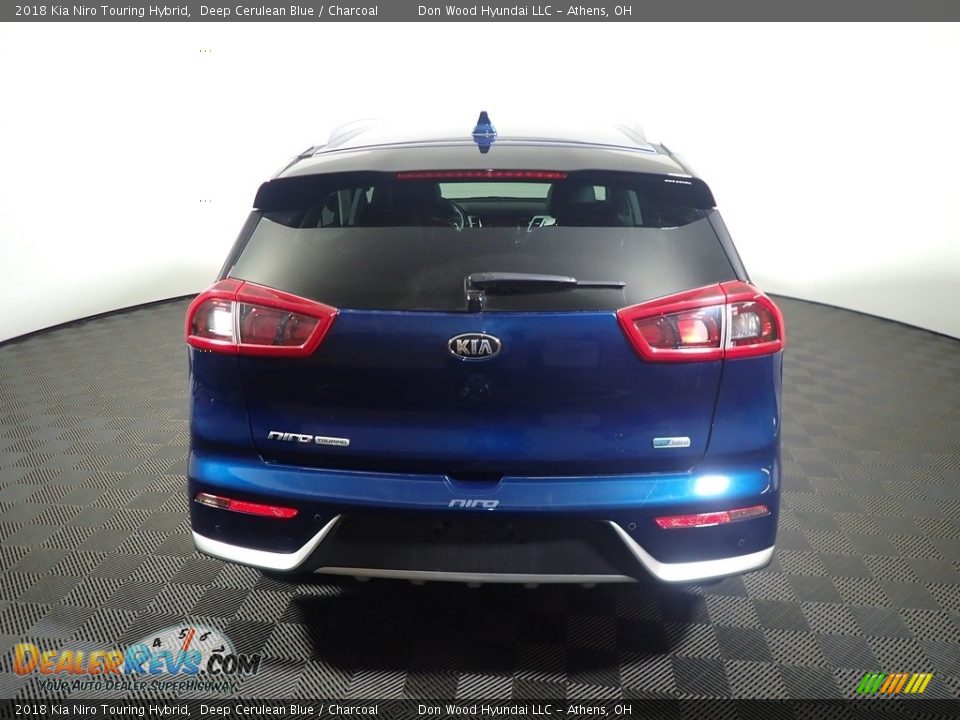 2018 Kia Niro Touring Hybrid Deep Cerulean Blue / Charcoal Photo #16
