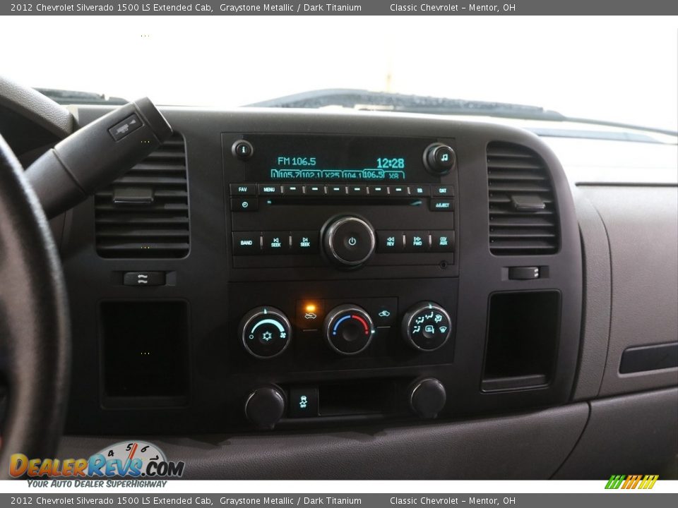 2012 Chevrolet Silverado 1500 LS Extended Cab Graystone Metallic / Dark Titanium Photo #9